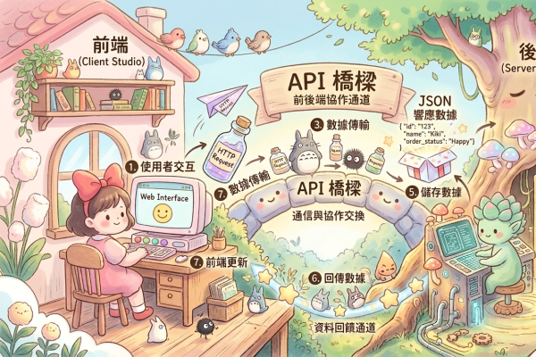 網站設計中專業的程式語言與前端後端有何連結關係?